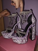 Buty sandały Dolls kill light purple