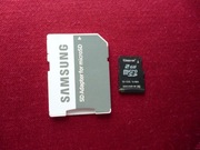 Karta pamięci SD microsd Kingston 2 GB + adapter Samsung