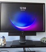 Monitor Dell U2412M-24" IPS używany z soundbarem