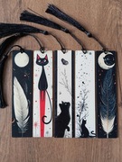 5 plastikowych zakładki do książek z kotami