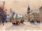 Warszawa  21 x 30 cm Akwarela 
