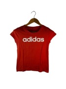 Koszulka damska Adidas pomarańczowa z logiem S M