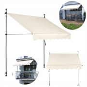 MARKIZA PRZECIWSŁONECZNA BALKONOWA TARASOWA 2X1,2M REGUL WYSOK WODOODPORNA