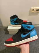 Nike Air Jordan 1 High UNC To Chicago (Czarne Niebieskie Czerwone)