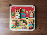 Dwie układanki jedna Janod kotki koty super