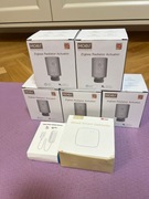 Zestaw Zigbee - 5 głowic grzejnikowych, bramka i czujnik zalania
