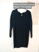 Nowa Esprit sukienka sweter czarny dzianinowy rozm uniwersalny XS-M