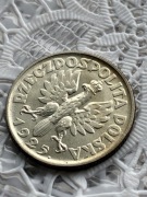 1 złoty 1925 żniwiarka srebro oryginał 