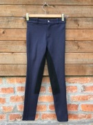 Bryczesy Fouganza lej skorzany pas 58cm wiek 6 - 7 lat