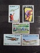 Znaczki Kuba 1974 lotnictwo 
