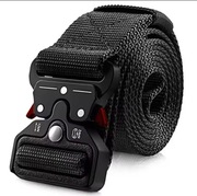 Pasek do spodni TAKTYCZNY,UNIWERSALNY długość 120 cm, czarny, wojskowy styl