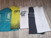 komplet koszulek chłopięcych 4f i H&M