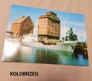 kołobrzeg elewatory zbożowe pocztówka karta pocztowa nr 522