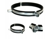 OBEJMA Z USZCZELKĄ DO MOCOWANIA RUR 125 MM