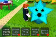 Plants vs Brainrot Frozen Starfruit Radom size 1kg-2kg  100k-300k