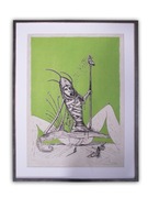 Salvador Dali (1904 - 1989). „Zabawne sny Pantagruela” Oryginalna sygnatura