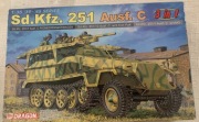 Sd.Kfz.251 Ausf.C niemiecki półgąsiennicowy  transporter opancerzony