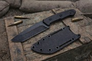 Nóż "Kadaffy Black" Ręcznie Robiony Bushcraft Custom Knifemaking