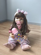 Lalka reborn 50cm plus akcesoria | zestaw ubranek