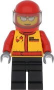 LEGO FIGURKA PILOT SAMOLOTU SET 60019 cty0423