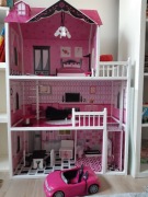 domek dla lalek 90X 59X 33 duży używany