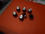 Estetyczne pokrętła od gramofonu fonica lub innego.