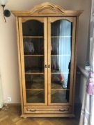 Witryna drewniana rustykalna