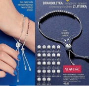 Bransletka Bobby z inicjałem K Avon NOWA