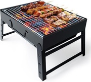 Grill przenośny składany grill węglowy na zewnątrz, stal nierdzewna