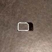 Adapter przejściówka czarna mini SIM (standard) = micro SIM