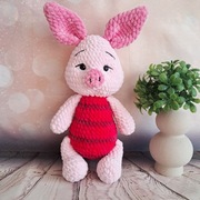 Prosiaczek na szydełku 