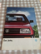 Prospekt volkswagen VW Jetta MK2 II prl 08/1989