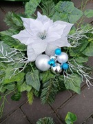 WIĄZANKA STROIK ŚWIĄTECZNY NA GRÓB KOMPOZYCJA NA CMENTARZ 