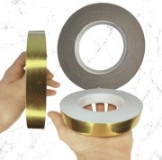 Złota taśma ozdobna samoprzylepna listwa na ściany meble 2 cm 50 m