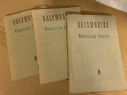 John Galsworthy Nowoczesna komedia 3 tomy  T