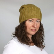 CZAPKA OLIWKOWA WEŁNA KRASNALKA JAKOŚĆ PROMOCJA