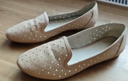 Graceland ażurowe baleriny baletki 38