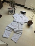 Komplet dresowy Mertra x Umbro – hoodie + spodnie w kolorze jasnoszarym