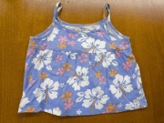 Top dziecięcy bawełniany w kwiatki rozmiar 92