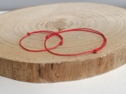 Bransoletka szczęścia mama i córka zestaw czerwona talizman amulet kabała 