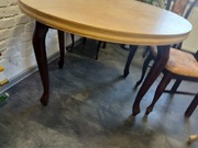 Stol okrągły drewno