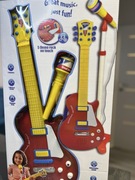 Gitara elektryczna Bontempi z mikrofonem scenicznym