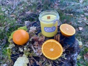 Świeca sojowa od Sikorki mango pomarańcza 350 ml