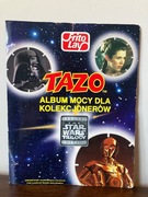 Tazo album mocy dla kolekcjonerów Star wars trilogy, 1997r. gwiezdne wojny