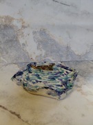 Ceramiczny talerz morskie opowieści 