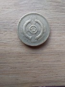 Wielka Brytania one pound 1996 st +III Elżbieta II - 3 portret; krzyż celt