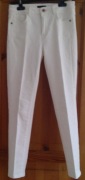 Massimo Dutti - białe  spodnie /jeans/ roz34