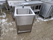 Zlew Gastronomiczny 1 Komorowy Z Drzwiami 55/50/85