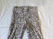 Spodnie kremowe roz 140 H&M