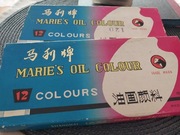 FARBKI SZKOLNE 12 KOLORÓW W TUBACH ORYGINAŁ PRL NOWE